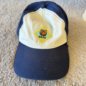 CUB SCOUT Bear Cap Youth Uniform BSA Twill Current Style Baseball Embroidered